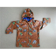 Windproof and Waterproof Children Rain Jacket for Oudoor Daily Use